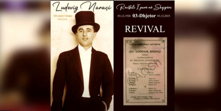 Tiranë 1926, kur Ludovig Naraçi mbajti të parin koncert recital në Shqipëri